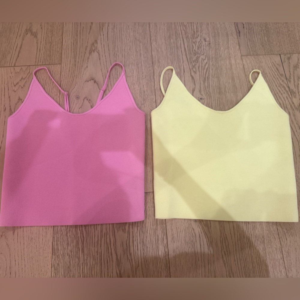 A.L.C. Pink and Yellow Tops